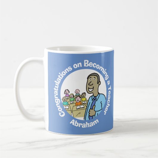 Gefeliciteerd met het feit dat je een mannelijke l koffiemok (Links)