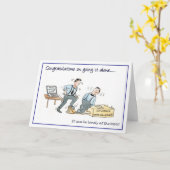 Gefeliciteerd met het feit dat je het alleen hebt. kaart (Gele Bloem)