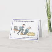 Gefeliciteerd met het feit dat je het alleen hebt. kaart (Voorkant)