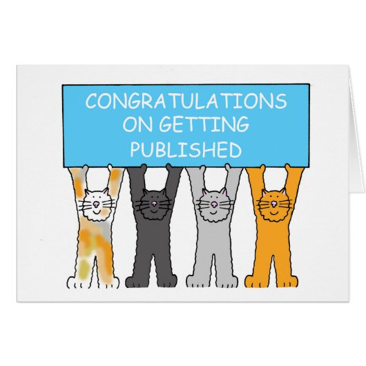 Gefeliciteerd met het Gepubliceerd worden (Voorkant Horizontaal)