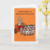 Gefeliciteerd met het halen van je rijexamen kaart (Gele Bloem)