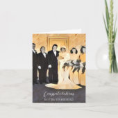 Gefeliciteerd met het instellen van je huwelijksda kaart (Voorkant)