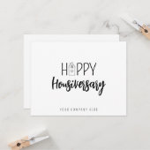 Gefeliciteerd met het jubileum van uw woning Real Kaart (Voorkant / Achterkant in situ)