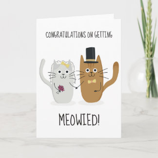 Gefeliciteerd met het krijgen van een poes Mopshon Bedankkaart