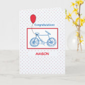 Gefeliciteerd met het leren aan Rde Bike, Douane P Kaart (Gele Bloem)