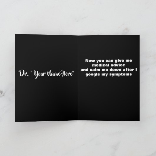 Gefeliciteerd met het maken van het door middel va kaart (Binnen)