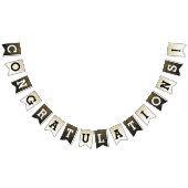 Gefeliciteerd met het moderne Afstuderen van Gold Vlaggetjes (Alle)