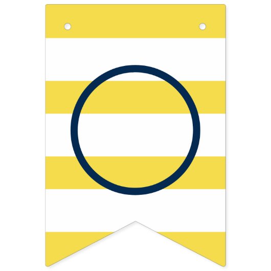 Gefeliciteerd met het moderne marinegroomgeel Afst Vlaggetjes (Tweede vlag)