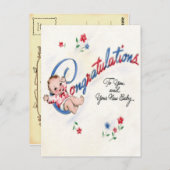 Gefeliciteerd met het nieuwe Briefkaart (Voorkant / Achterkant)