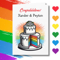 Gefeliciteerd met het nieuwe echtpaar | LGBTQIA+