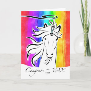 Gefeliciteerd met het ontvangen van COVID 19-vacci Kaart