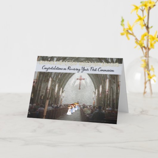 Gefeliciteerd met het ontvangen van de eerste mede kaart (Gele Bloem)