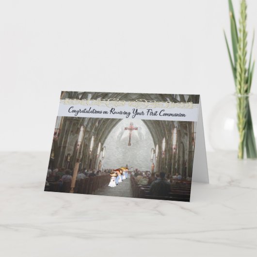 Gefeliciteerd met het ontvangen van de eerste mede kaart (Voorkant)