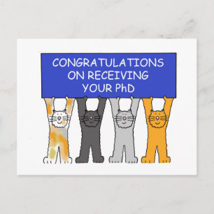 Gefeliciteerd met het ontvangen van je pD-klusjes Briefkaart