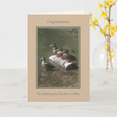 Gefeliciteerd met het op een rij zetten van je een kaart (Gele Bloem)