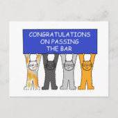 Gefeliciteerd met het overgaan van het Examen van  Briefkaart (Voorkant)