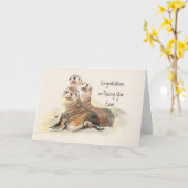 Gefeliciteerd met het overgaan van uw de kletszege kaart (Gele Bloem)