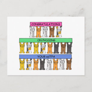 Gefeliciteerd met het overgaan van Uw edTPA Briefkaart
