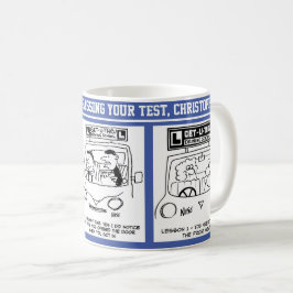 Gefeliciteerd met het passeren van Driving Test 3 Koffiemok