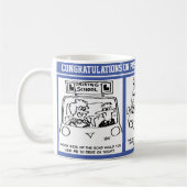 Gefeliciteerd met het passeren van Driving Test 3 Koffiemok (Links)