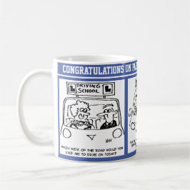 Gefeliciteerd met het passeren van Driving Test 3  Koffiemok