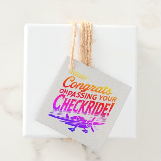 Gefeliciteerd met het passeren van je checklist! bedankjes labels (In situ)