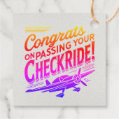 Gefeliciteerd met het passeren van je checklist! bedankjes labels (Achterkant)