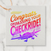 Gefeliciteerd met het passeren van je checklist! bedankjes labels (Voorkant)