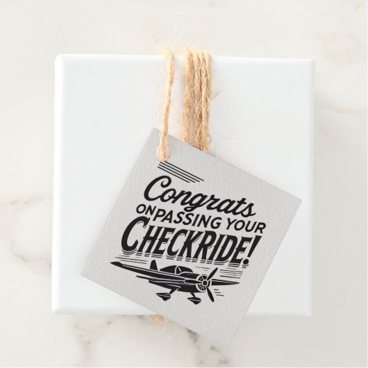 Gefeliciteerd met het passeren van je checklist! bedankjes labels (In situ)