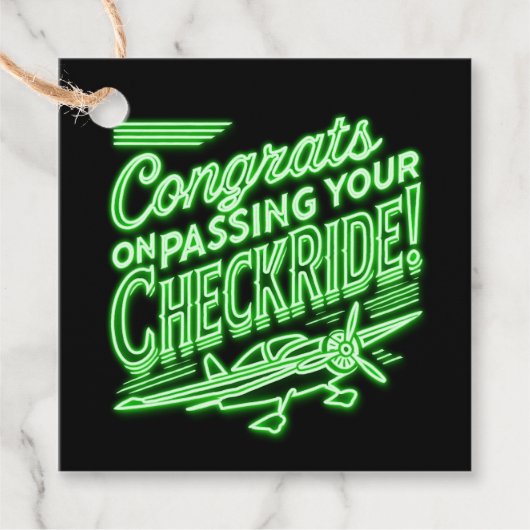 Gefeliciteerd met het passeren van je checklist! bedankjes labels (Voorkant)