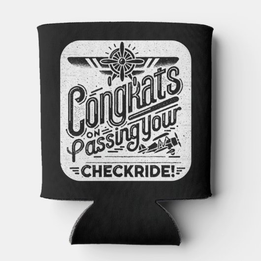 Gefeliciteerd met het passeren van je checklist! blikjeskoeler (Achterkant)