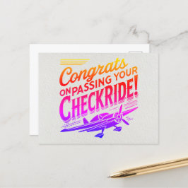 Gefeliciteerd met het passeren van je checklist! briefkaart