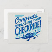 Gefeliciteerd met het passeren van je checklist! briefkaart (Voorkant / Achterkant)