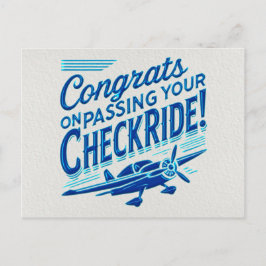 Gefeliciteerd met het passeren van je checklist! briefkaart
