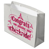 Gefeliciteerd met het passeren van je checklist! groot cadeauzakje (Achterkant Gekanteld)