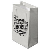 Gefeliciteerd met het passeren van je checklist! klein cadeauzakje (Achterkant Gekanteld)