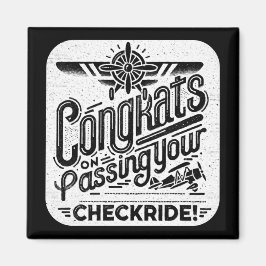 Gefeliciteerd met het passeren van je checklist! magneet