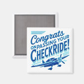 Gefeliciteerd met het passeren van je checklist! magneet (Voorkant / Achterkant)