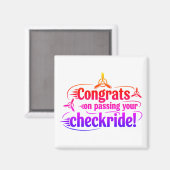 Gefeliciteerd met het passeren van je checklist! magneet (Voorkant / Achterkant)