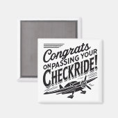 Gefeliciteerd met het passeren van je checklist! magneet (Voorkant / Achterkant)