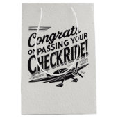 Gefeliciteerd met het passeren van je checklist! medium cadeauzakje (Voorkant)