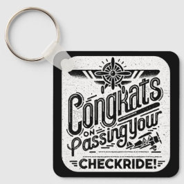 Gefeliciteerd met het passeren van je checklist! sleutelhanger