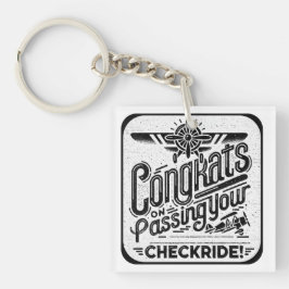 Gefeliciteerd met het passeren van je checklist! sleutelhanger