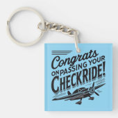 Gefeliciteerd met het passeren van je checklist! sleutelhanger (Voorkant)
