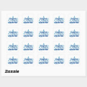 Gefeliciteerd met het passeren van je checklist! vierkante sticker (Vel)
