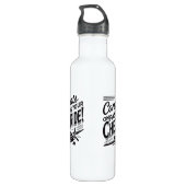 Gefeliciteerd met het passeren van je checklist! waterfles  (Achterkant)