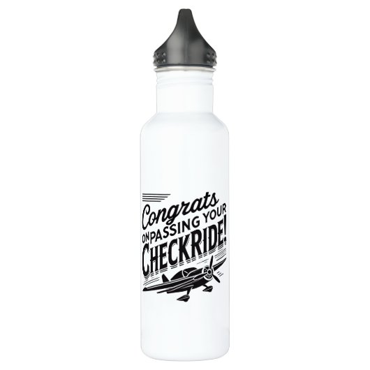 Gefeliciteerd met het passeren van je checklist! waterfles  (Links)