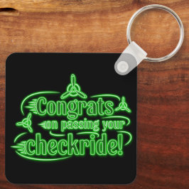 Gefeliciteerd met het passeren van je checkride! s sleutelhanger