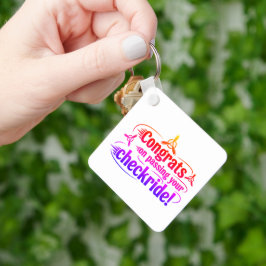 Gefeliciteerd met het passeren van je checkride! s sleutelhanger