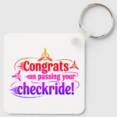 Gefeliciteerd met het passeren van je checkride! s sleutelhanger (Achterkant)
